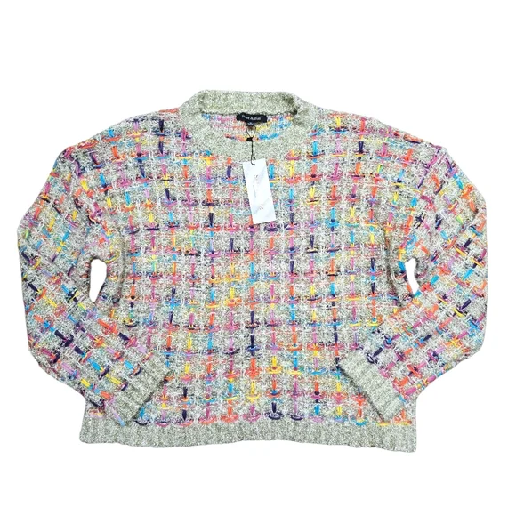 Strut & Bolt Metallic Tweed Knit Sweater - Picture 2 of 4